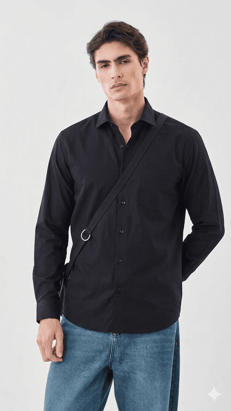 Long-Sleeve Button-Down Shirt alternate
